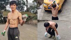 Ông nội 70 tuổi có thân hình 6 múi nhờ cách thể dục kỳ lạ