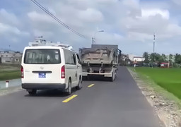 Phú Yên: Xử phạt tài xế xe tải cố tình cản trở xe cứu thương 