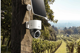 Camera 4K xoay 360 độ, sạc 2 tiếng dùng cả tháng