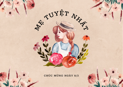 Lời chúc ngày 8/3 dành cho mẹ
