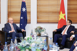Thủ tướng Phạm Minh Chính tiếp Lãnh đạo Đảng Tự do Australia Peter Dutton