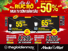 MediaMart chào hè, mua sớm giảm cực sâu 