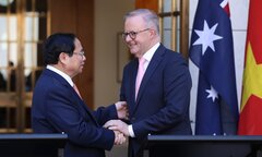 Tuyên bố chung về việc nâng cấp quan hệ Việt Nam - Australia
