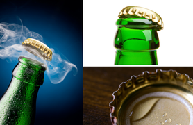 Mẹo mở nắp chai bia bằng tay không