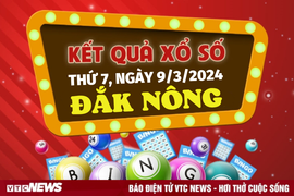 XSDNO 9/3 - Kết quả xổ số Đắk Nông hôm nay 9/3/2024 - KQXSDNO ngày 9 tháng 3