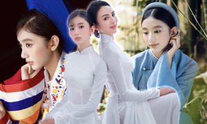 Con gái Hoa hậu Ngọc Diễm: 14 tuổi cao 1m7, nhan sắc không thua kém mẹ