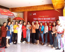 King Coffee tiếp tục trao tặng mô hình kinh doanh Wehome Cafe cho phụ nữ Gia Lai