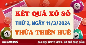 XSTTH 11/3 - Kết quả xổ số Thừa Thiên Huế hôm nay 11/3/2024 - KQXSTTH thứ Hai