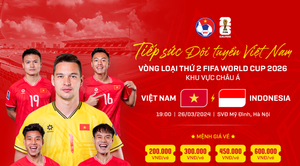 Vé xem trận đấu Việt Nam vs Indonesia mua ở đâu, giá bao nhiêu?