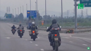 Truy tìm nhóm người chạy mô tô trên cao tốc Nghi Sơn - Diễn Châu