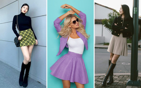 Những kiểu chân váy ngắn giúp phụ nữ trên 40 ‘hack tuổi’