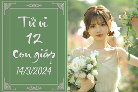 Tử vi vui 12 con giáp hôm nay ngày 14/3/2024: Hợi bất ngờ, Mão lo lắng