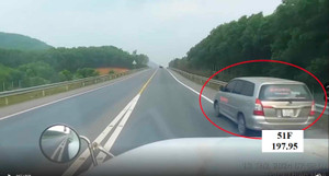 Danh tính tài xế tạt đầu container, vượt ẩu trên cao tốc Cam Lộ - La Sơn