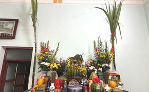 Ý nghĩa của hai cây mía đặt cạnh bàn thờ