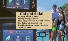 Chủ xe VinFast VF 6 bất ngờ với chi phí nhiên liệu chỉ bằng 20% xe xăng