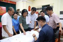 Hà Nội: 23 hộ dân xã Văn Bình bốc thăm vị trí đất tái định cư