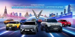 VinFast mang loạt mẫu xe điện đến Thái Lan