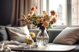 Nên đặt bình hoa ở đâu để ngôi nhà bừng sáng?