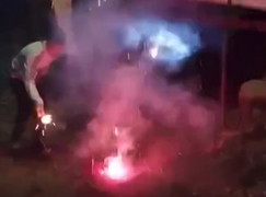 Lai Châu: Xử lý nghiêm nhóm người đốt pháo hoa trong rừng