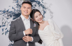 Ngắm ảnh cưới đẹp lung linh của vợ chồng Quang Hải-Chu Thanh Huyền