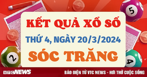 Kết quả xổ số Sóc Trăng hôm nay 20/3/2024 - XSST 20/3