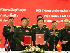 Đối thoại Chính sách Quốc phòng Việt Nam - Lào lần thứ 4