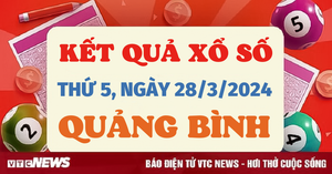 XSQB 28/3 - Kết quả xổ số Quảng Bình hôm nay 28/3/2024 - KQXSQB 28/3
