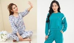Tuyệt chiêu giúp chị em chọn bộ đồ dài tay mặc ở nhà 