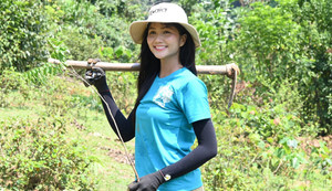 Hoa hậu H’Hen Niê trồng 1ha rừng đầu tiên cho năm 2024