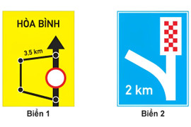 Biển nào báo hiệu làn đường cứu nạn hay làn thoát xe khẩn cấp?
