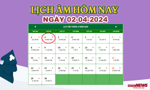 Lịch âm 2/4 - Âm lịch hôm nay 2/4 chính xác nhất - lịch vạn niên 2/4/2024