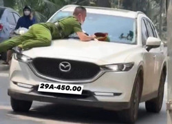 Tài xế hất cảnh sát lên nắp capo ở Hà Nội dương tính với ma tuý