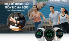 Vietcombank triển khai thanh toán một chạm Garmin Pay cho thẻ Visa