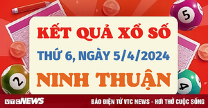 XSNT 5/4 - Kết quả xổ số Ninh Thuận hôm nay 5/4/2024 - KQXSNT 5/4