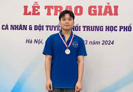 Nam sinh học 'trường làng' vào đội tuyển Olympic quốc tế, châu Á 2024