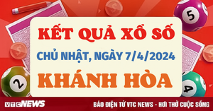 XSKH 7/4 - Kết quả xổ số Khánh Hòa hôm nay 7/4/2024 - KQXSKH 7/4