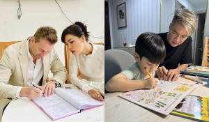 Sao Việt 6/4: Minh Tú đăng ký kết hôn, Đàm Vĩnh Hưng kèm con tập viết