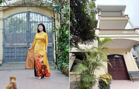 Cận cảnh căn nhà 3 tầng của NSƯT Hương Tươi