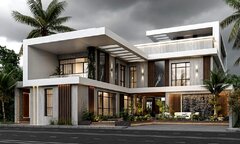Mẫu nhà chữ L mặt tiền 7m được nhiều người yêu thích