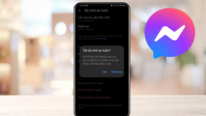 Cách tắt bộ nhớ an toàn trên Messenger