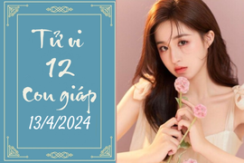 Tử vi vui 12 con giáp hôm nay ngày 13/4/2024: Dần thử thách, Thân thấu hiểu