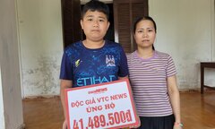 'Nhờ tiền ủng hộ của bạn đọc VTC News, em đã tự đứng trên đôi chân của mình'
