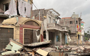 Hải Phòng: Nam công nhân bị tường đè trúng khi tháo dỡ công trình diện giải toả