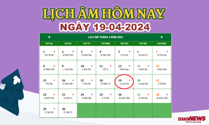 Lịch âm 19/4 - Âm lịch hôm nay 19/4 chính xác nhất - lịch vạn niên 19/4/2024