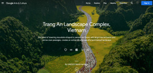 Danh thắng Tràng An xuất hiện trên 'bảo tàng số' Google Arts & Culture