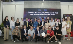 Nhiều điểm mới ở Giải thưởng Sáng tạo nội dung số Việt Nam 2024