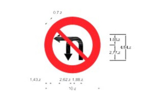 Biển báo cấm rẽ trái và quay đầu