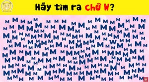 Chữ W nằm ở đâu?