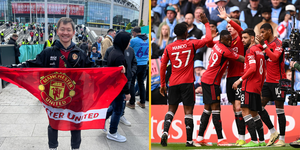 Cổ động viên đạp xe từ Mông Cổ sang Anh xem Man Utd suýt thua đội hạng dưới