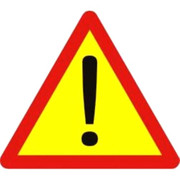 Biển báo dấu chấm than có ý nghĩa gì?